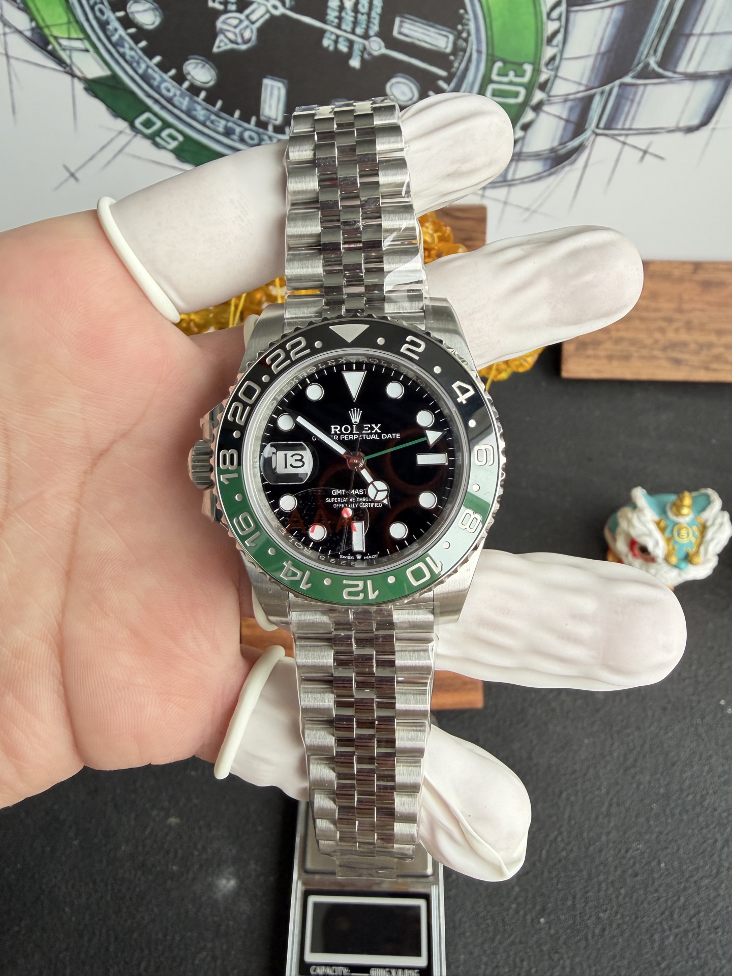 Rolex GMT-Master II Sprite Jubilee Bracelet Top Quality Replica VSF 40mm